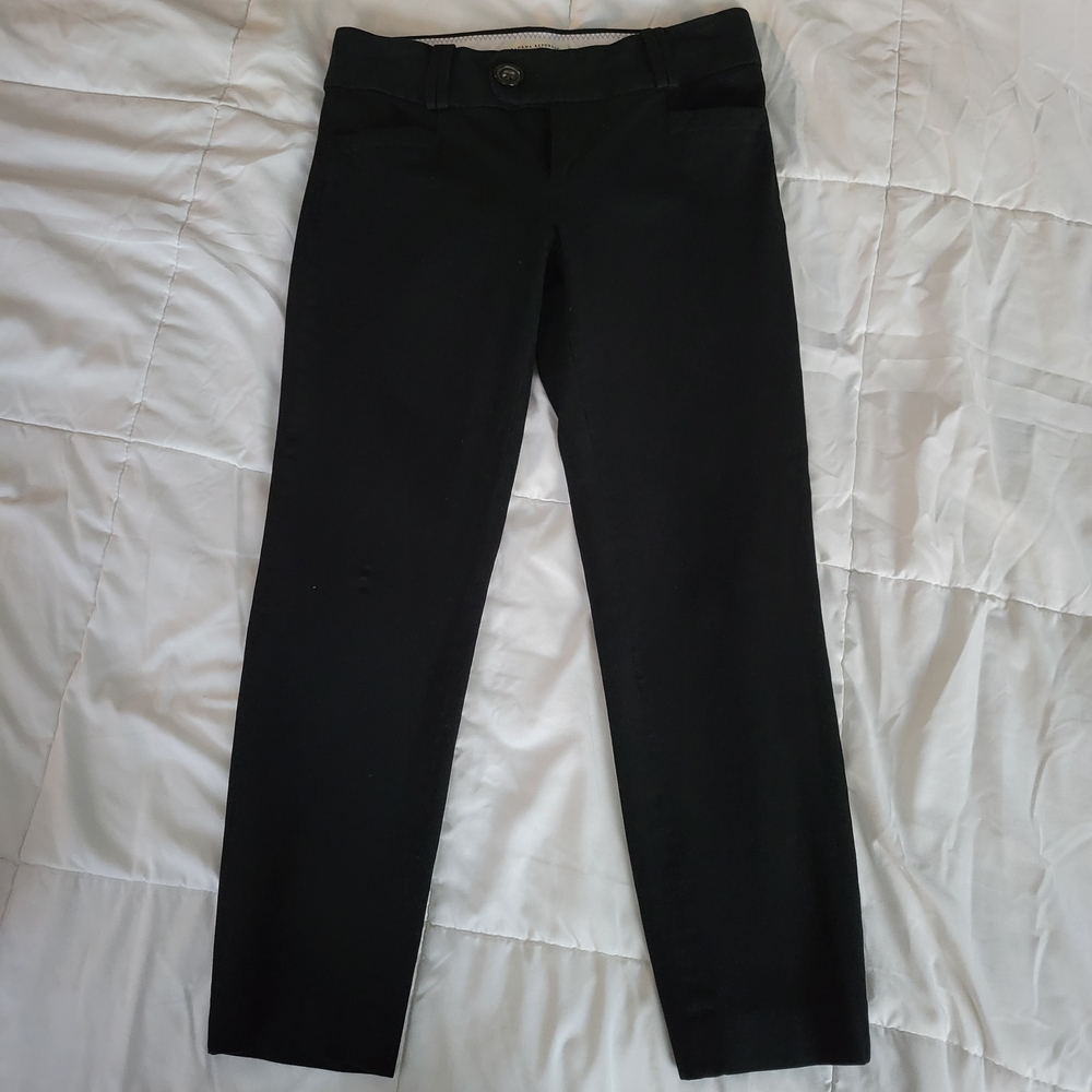 Banana Republic Skinny Crop Black Pants Women's 4